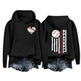 thumbnail image 4 of Holzkary Baseball Hoodies for Womens 2025 Letterprinted Baseball Long Sleeved Hoodie Baseball Mom Sweatshirt Funny Game Day Baseball Pullover Tops Fall Outfits Trendy Fashion Pullover Tops Black L, 4 of 4