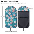 thumbnail image 5 of Bulopur Tropical Hibiscu Floral Front Car Seat Towel Universal Sweat Carseat Protector for Beach Breathable Athletic Towel for Summer Car Decor Fit SUV Sedan Truck, 5 of 8