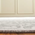thumbnail image 4 of SAFAVIEH Martha Stewart Jardin Jared Floral Area Rug, Grey/Ivory, 6' x 6' Square, 4 of 10