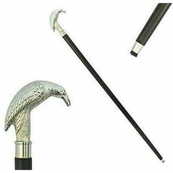 Victorian Eagle Head Walking Stick Handmade Cane Wooden Walking Stick Rustic Vintage Home Decor Gifts