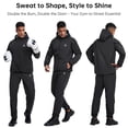 thumbnail image 4 of Traje de sauna HOTSUIT para hombre, chaqueta y pantalón impermeables para sudar, 4 of 6