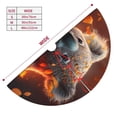 thumbnail image 2 of KLL 36" Christmas Tree Skirt Cute Maple Leaf Koala Xmas Tree Skirts Mat for New Year Xmas Holiday Party Indoor Outdoor Home Decoration, 2 of 5