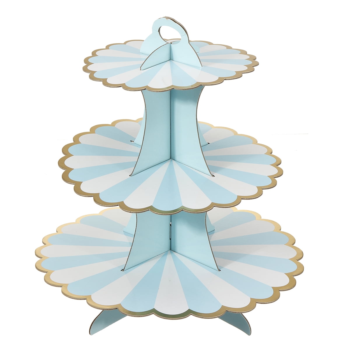 3 Tier Acrylic Round Cup Cake Cupcake Stand Supplies Display Tower