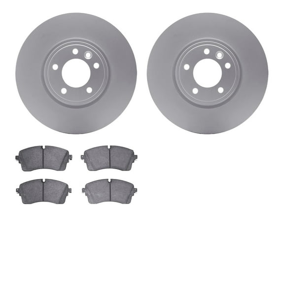 Dynamic Friction Company Front Geospec Brake Rotors with 5000 Advanced Brake Pads 4502-11074