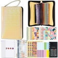 thumbnail image 1 of Xihbxyly Cartera de Gran Capacidad, Elegante Diseño con Cremallera, Control de Presupuesto Mensual, Organizador de Gastos, Planificador de Objetivos Financieros, Almacenamiento Portátil de Efectivo,, 1 of 4