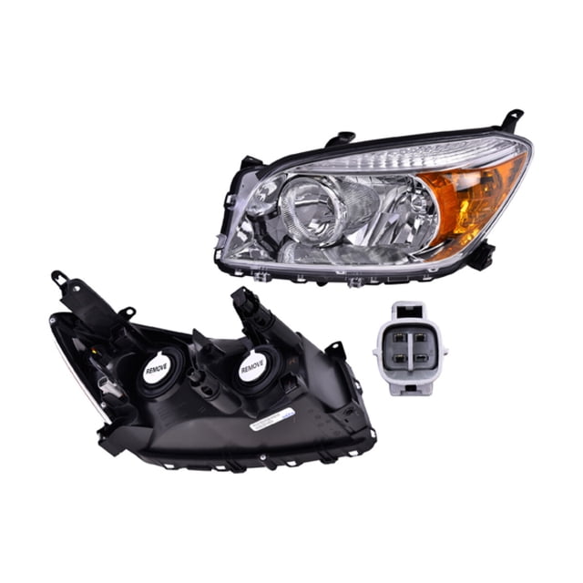 Faro Rav4 2006 A 2008 Toyota Izq Fdo Crom DEPO .