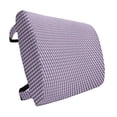 thumbnail image 1 of Mauve Lumbar Pillow, Geometric Crossed Pattern with Mirroring Mosaic Rhombus Diamond Stripe Shapes Print, Soft Back Cushion Office Chairs with Adjustable Straps, 14" x 13", Mauve Lilac, by Ambesonne, 1 of 7