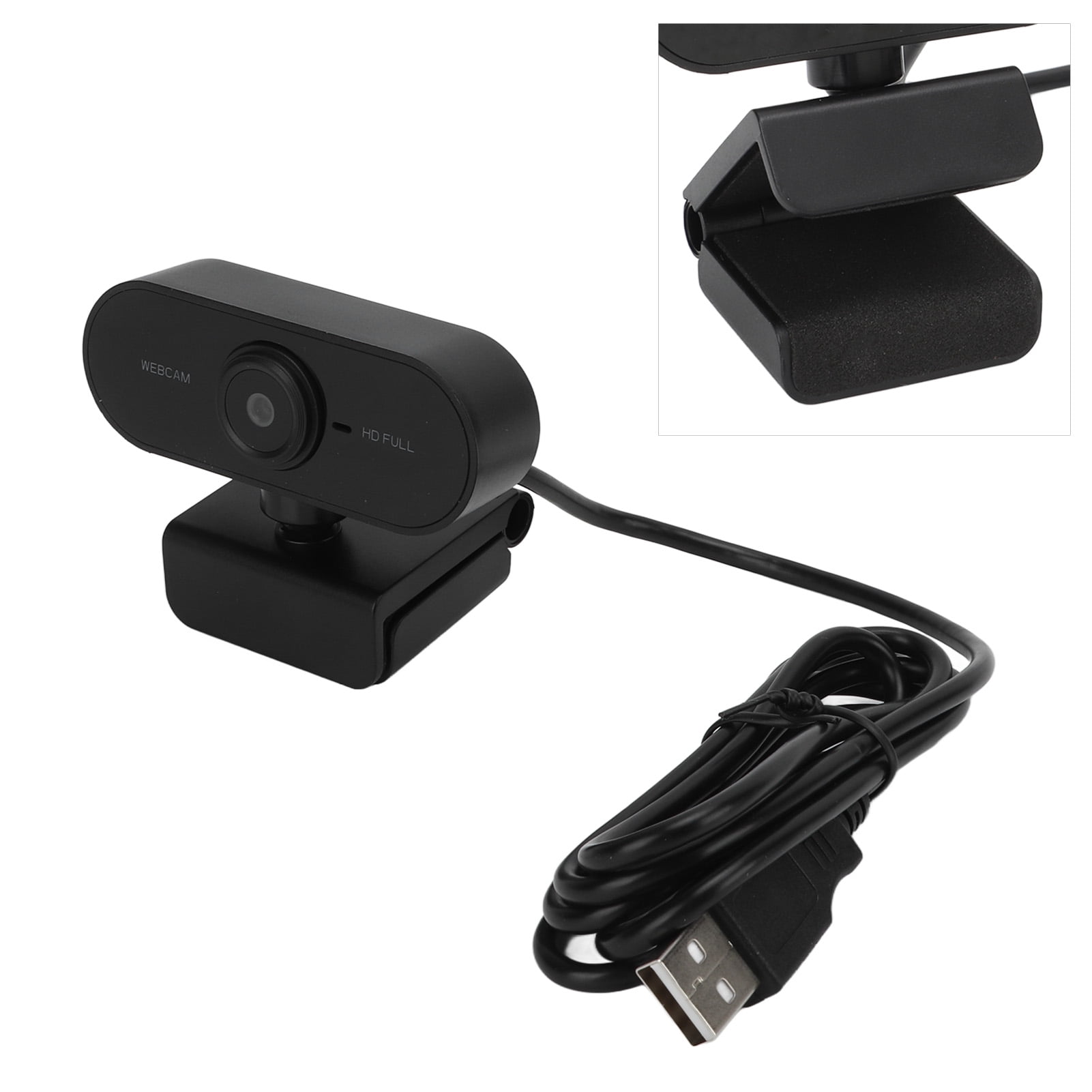 Full HD 1080P Webcam, Easy USB Connection, Noise Cancelling Mic, Ideal for Conferencing  Live Streaming