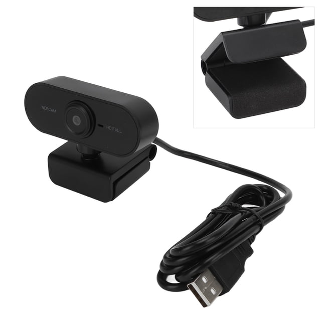 Web Camera, Built in Microphone 180 Maximum Angle USB2.0 USB Webcam for Video Conferencing for Online Course Teaching for Live Broadcast