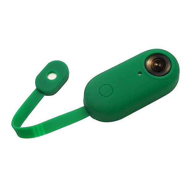 Funda protectora de cámara de silicona antivibración portátil Bluelans con correa para Insta360 Go