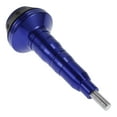 thumbnail image 1 of Unique Bargains 0.63" Motorcycle Slider Frame Aluminum Alloy Plastic Wheel Fairing Protection Crash Pad Protector Guard 2.4" 5.87"  Blue 1 Pcs, 1 of 7