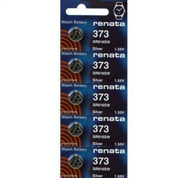 373 Watch battery - Strip of 5 Batteries