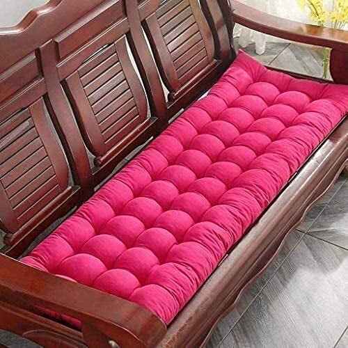 DancePeanut Upholstered Bench Seat Cushion, 8cm Thick Rectangular Soft