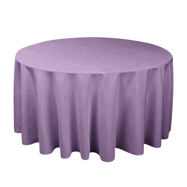 Nappe Ronde 55 Pouces Ronde, Résistante aux Taches et aux Plis, Nappe Ajustable Réutilisable et Lavable en Tissu Polyester, Couvre-Table pour Décoration de Fête, Mariage et Banquet