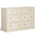 thumbnail image 6 of May in Color Dresser for Bedroom with 7 Drawers, Wood Drawer Organizer for Bedroom, Living Room, Hallway, Beige, 6 of 11