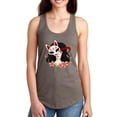 thumbnail image 1 of Girl With Fox Spirit Mask Racerback Tank Women -Smartprints Designs, Female XX-Large, 1 of 4