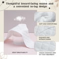 thumbnail image 4 of 5 PCS Bra Liners for Sweat, Reusable Washable Under Breast Sweat Pads, 67% Cotton 33% Polyester Fiber, 4 of 6