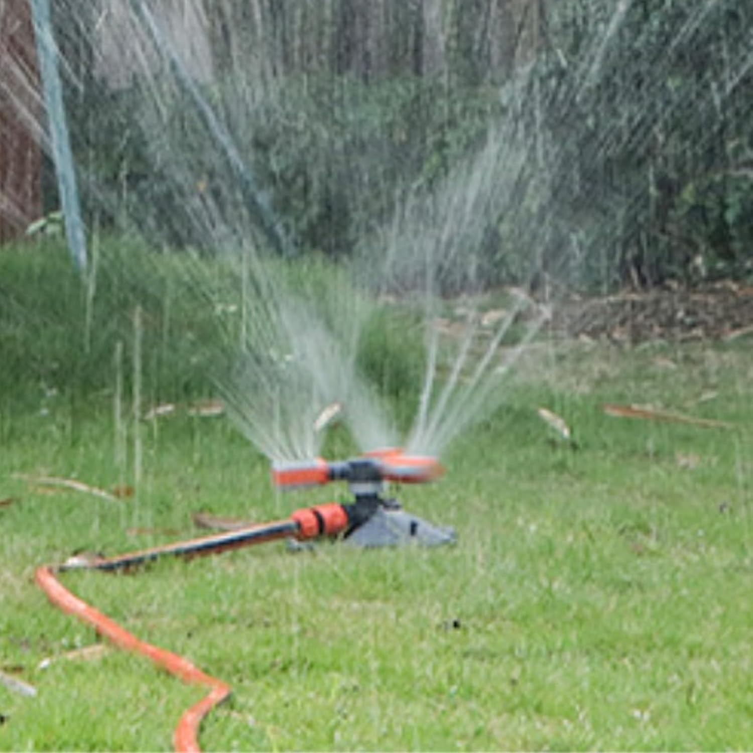 Lawn Sprinkler Sprayer - 360 Rotating Irrigation, Automatic Garden with Flower Bed, Kids Pets with Greenhouse Nursery, Garden Sprayer, Vegetable Patch Lawn Sprinkler for Kids Pets Playing