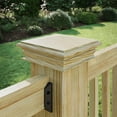 thumbnail image 3 of Deckorators 6 in. x 6 in. Newport High Pyramid Pressure Treated Post Cap, 3 of 6