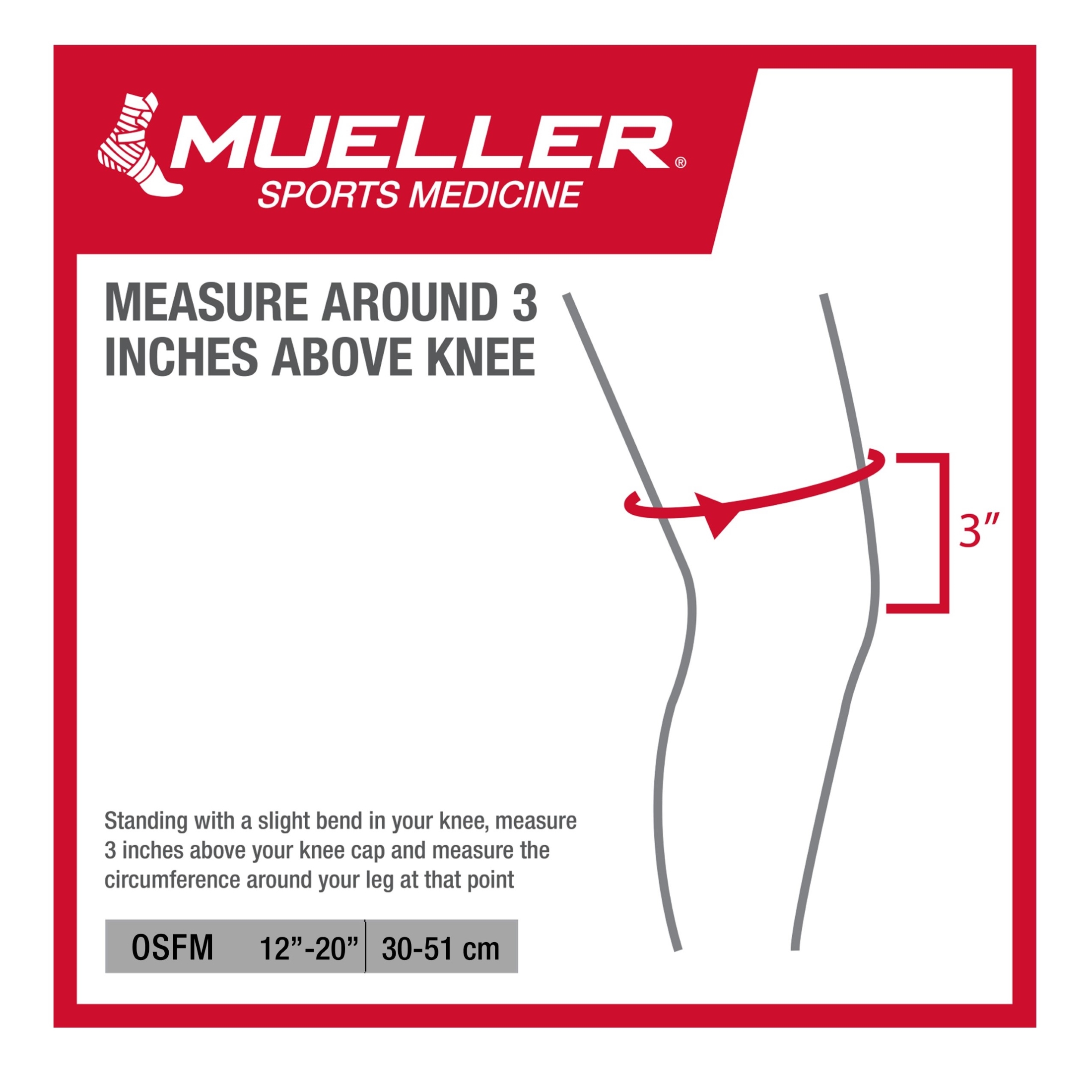 Mueller Adjustable Hinged Knee Brace, Black, One Size Fits Most - image 3 of 6