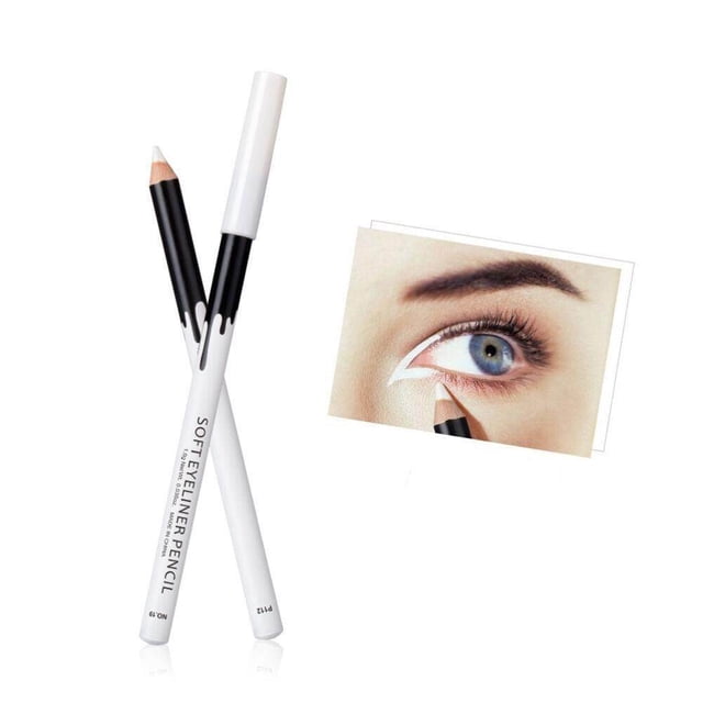 Lápiz delineador de ojos Lápiz de gusano de seda acostado Delineador de ojos blanco Lápiz delineador de ojos de larga duración e impermeable No florece Lápiz de gusano de seda ANGGREK Otros