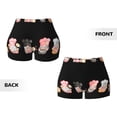 thumbnail image 3 of Sikiie Baker Gnome Print Workout Shorts Women Scrunch Butt Gym Shorts Seamless High Waist Tummy Control Yoga Biker Athletic Shorts, 3 of 5