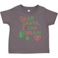 thumbnail image 3 of Inktastic Dear Santa I Can Explain Funny Christmas Boys or Girls Toddler T-Shirt, 3 of 5