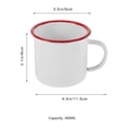 thumbnail image 2 of WRISTBIQUE Taza De Esmalte Para Café Y Té Ideal Para Casa Restaurante O Cafetería, 2 of 7