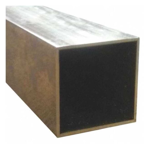 K&S Engineering Brass Metal Tubing, Square, 3/32in x 12in, 2/Pkg.
