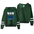 thumbnail image 1 of Jey Uso Main Event Pullovers Chandails à Capuchon Décontractés Sans Poches Chandails en Molleton Vêtements Hip Hop,TG,Vert, 1 of 2