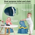thumbnail image 4 of Inodoro de entrenamiento para ir al baño, asiento de entrenamiento para bebés y bebés, asiento de in, 4 of 6