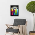 thumbnail image 2 of Colour Spray Paint Graffiti Cans Street Illustration Artwork Framed Wall Art Print A4, 2 of 4