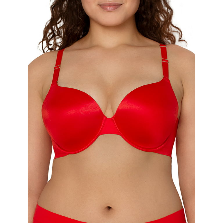 Red Soft Touch Cotton T-shirt Cup Size Bra