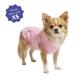 thumbnail image 2 of Oodles Pink Tropical Blooms Floral Spring Dog Hoodie, Extra Small, 2 of 7