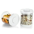 thumbnail image 4 of Push-Button Sealing Glass Storage Jars | High Borosilicate Glass | Airtight Food Containers for Cereal, Coffee, Candy | 500Ml, 900Ml, 1200Ml, 1700Ml, 4 of 9