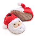 thumbnail image 5 of Generic Clearance Toddler Girl Christmas Baby Winter Santa Soft Sole Cloth Indoor Casual Shoes for Fashion Comfortable Breathable(3-6 Months,Red), 5 of 9