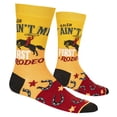 thumbnail image 3 of Cool Socks, First Rodeo Men's, Fun Novelty Crew Socks, 3 of 6