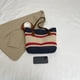 thumbnail image 3 of Bolso Hombro Paja para Mujer Playa Verano Con Colores Mano () Azul, 3 of 7