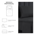 thumbnail image 2 of Juego De Sábanas Mainstays Individual Liso Gris Oxford, 2 of 4