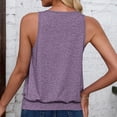 thumbnail image 6 of Women's Sleeveless V Neck Tank Tops Summer Tops Trendy 2024 Causal Cute Loose Fit Workout Athletic Yoga Shirts, 6 of 7