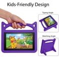 thumbnail image 3 of Epicgadget Case for Amazon Fire HD 8 / Fire HD 8 Plus (10th Generation, 2020 Released) - Lightweight Shockproof Handle with Stand EVA Kids Cover Case + 1 Screen Protector and 1 Stylus (Purple), 3 of 5