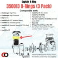 thumbnail image 2 of Captain O-Ring - 350013 Lid O-Ring - Compatible with Pentair IntelliFlo, WhisperFlo, Challenger and Pinnacle Pool and Spa Pumps 3 Pack, 2 of 9