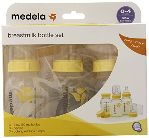 Correct Sociale wetenschappen Minder Medela Breast Milk Bottle Set, 5 oz, 3-Pack - Walmart.com