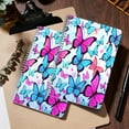 thumbnail image 5 of Spiral Notebook,College Ruled Journal,8.26" x 5.71" 50 Sheets/100 Pages,2 Pack - Colorful Butterflies Flying in The Sky With Cartoon Style, 5 of 7