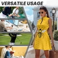 thumbnail image 6 of Garronmavis Golf Dress for Women with Pockets Sleeveless Athletic Tennis Dresses Built in Shorts Athletic Dresses Womens Animal Golf Dress, Bee Print, Size XS, 6 of 7