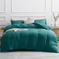 thumbnail image 1 of Duvet Cover Queen Piece Prewashed Ultra Soft Queen Bedding Set Features Zipper Closure and Corner Ties Includes Duvet Cover x & Pillowcases No Comforter, 1 of 7