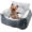 Grey, variant on Wataniya Dog Car Seat Bed for Small Dogs, Portable Pet Booster Seat with Soft Cushion, Washable & Non-Slip, Grey