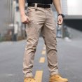 thumbnail image 2 of Men's Tactical Outdoor Pants Multi-Pocket Ripstop Stretch Work Cargo Pants, 2 of 8