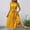 B319 Yellow plus size summer dresses clearance under $5, variant on Women Dresses under $10! Cagogo Women's Summer Long Dresses Casual Ruffle Sleeveless Mock Neck Smocked Tiered Boho Flowy Swing Maxi Dress 2025 Trendy Wedding Guest Dresses