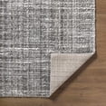 thumbnail image 3 of Hauteloom Brevyn Living Room, Bedroom Area Rug - Bohemian, Transitional - High Pile - Light Gray, Black, Off White - 5'3" x 7', 3 of 6